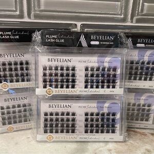 Beyelian - Plume Individual Lash Clusters 10,12,14,&16mm  (6 packs)